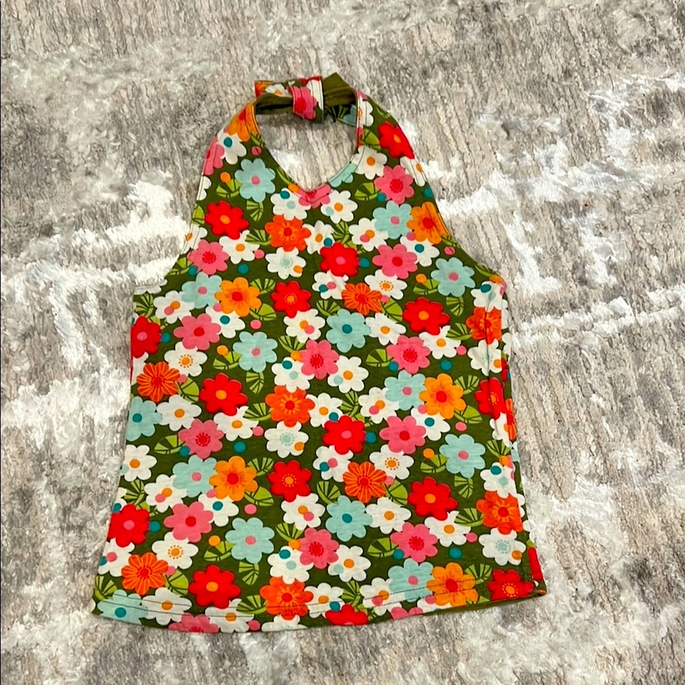 Gymboree 🌼Floral Halter Top size:7
